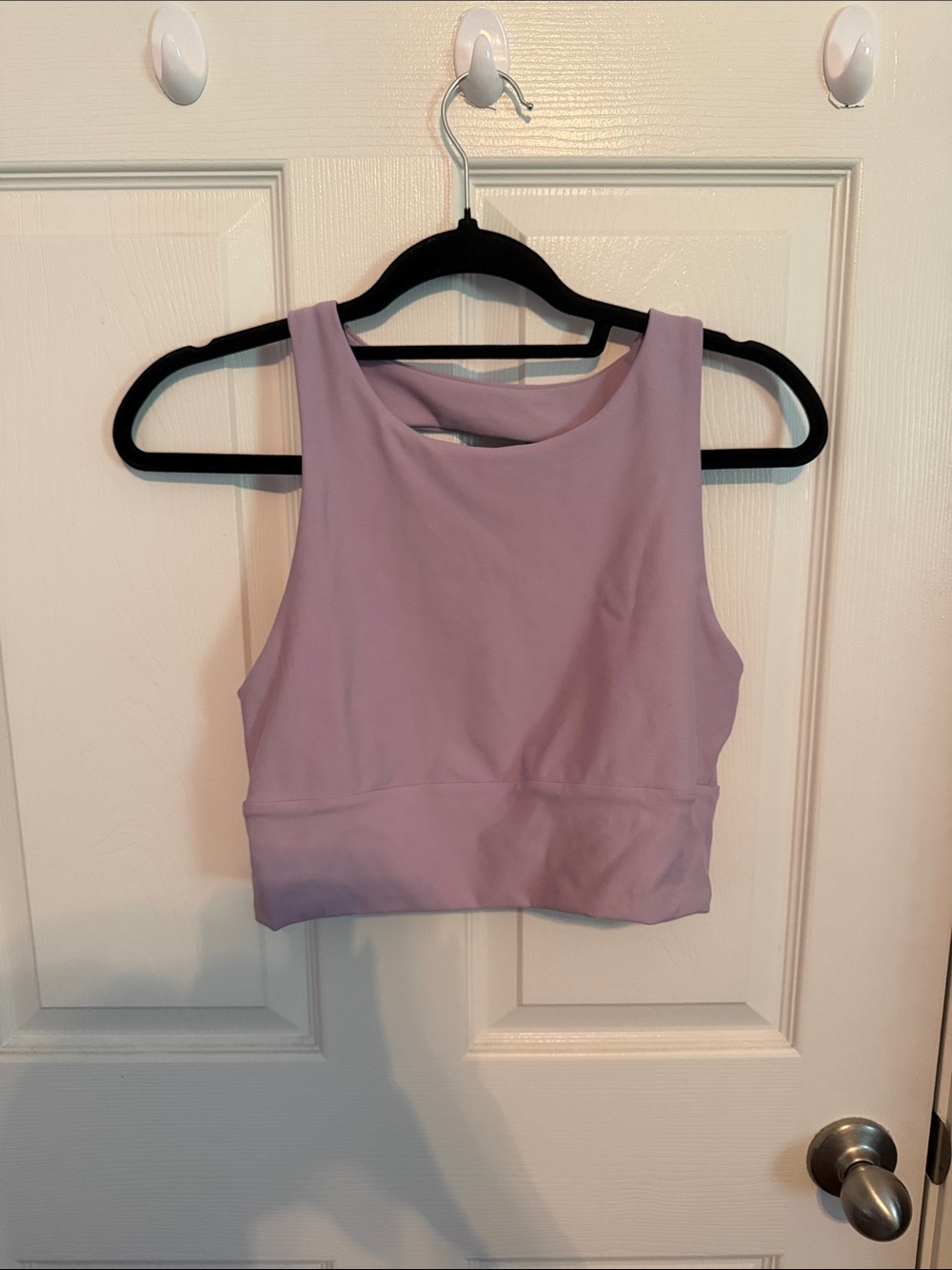 Lavender Cropped Tank Top